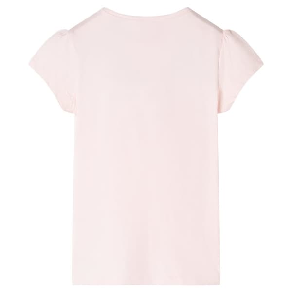 T-shirt för barn blekrosa 92