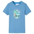 Miniatyrbild 1 av 2: T-shirt för barn mellanblå 116
