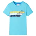 Miniatyrbild 1 av 2: T-shirt med korta ärmar för barn aqua 116