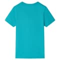 Miniatyrbild 2 av 2: T-shirt med korta ärmar för barn mörk mintgrön 104