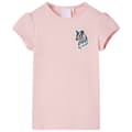 Miniatyrbild 1 av 2: T-shirt för barn ljusrosa 92