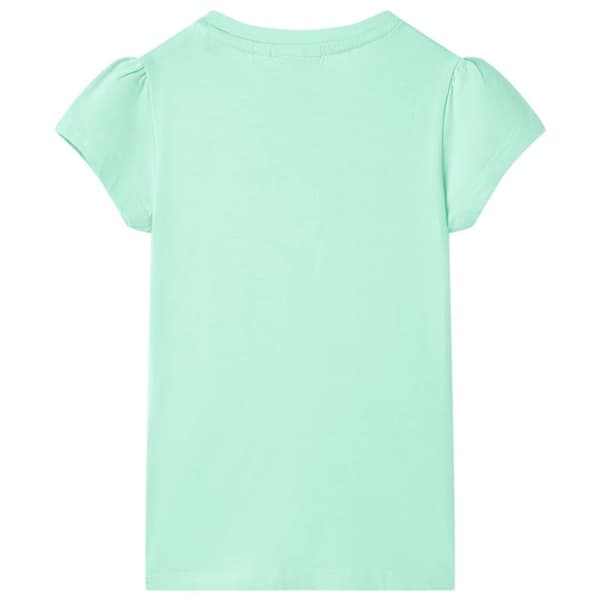 T-shirt för barn stark grön 116
