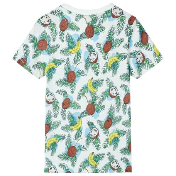 T-shirt med korta ärmar för barn flerfärgad 92