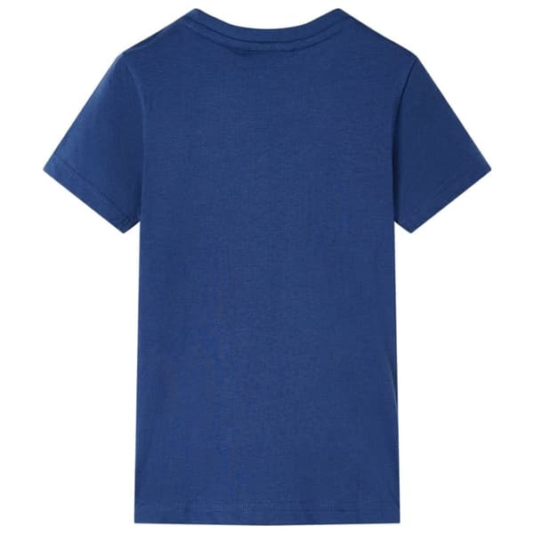 T-shirt för barn mörkblå 92
