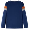 Miniatyrbild 2 av 2: T-shirt med långa ärmar för barn marinblå 116