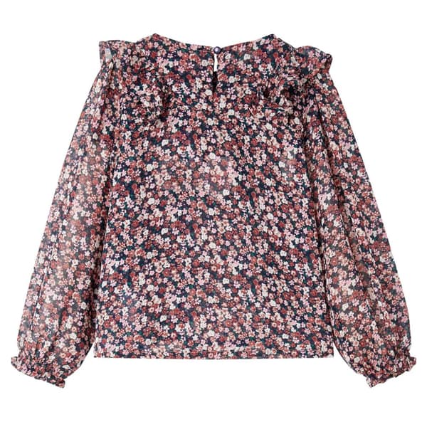 T-shirt med långa ärmar för barn gammalrosa 104