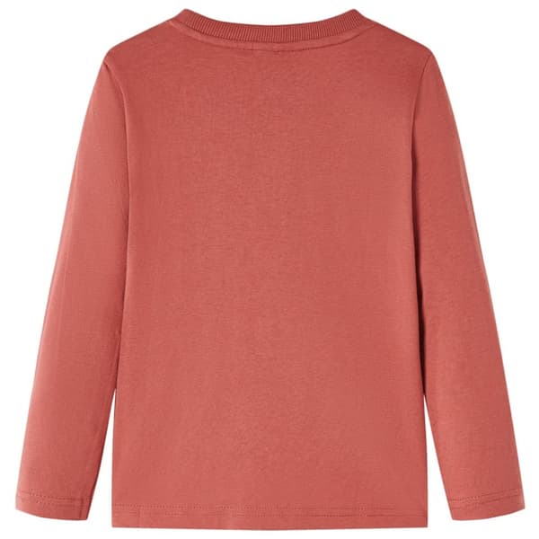 T-shirt med långa ärmar för barn henna 92