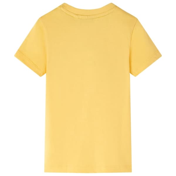 T-shirt för barn ljus ockra 104