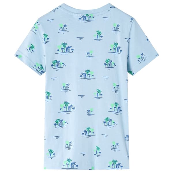T-shirt för barn ljusblå 92