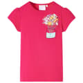 Miniatyrbild 1 av 2: T-shirt för barn stark rosa 128