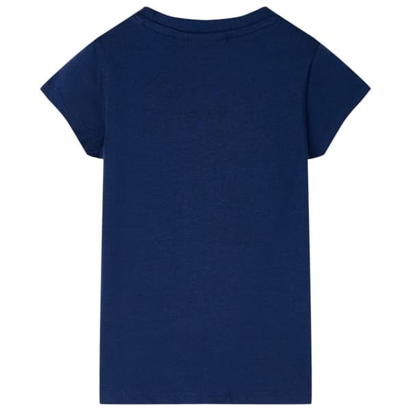 T-shirt för barn marinblå 116