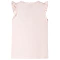 Miniatyrbild 2 av 2: T-shirt med volangärmar för barn mjuk rosa 116