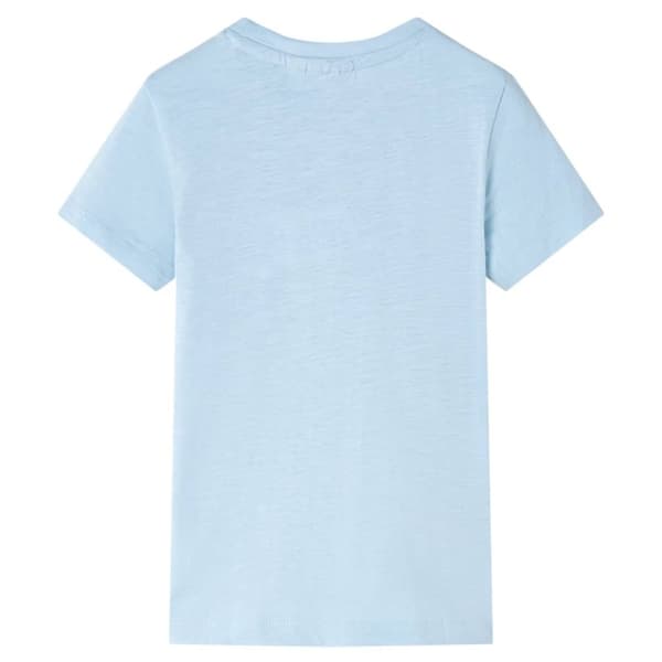 T-shirt för barn ljusblå 140