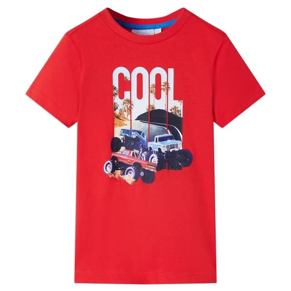 T-shirt för barn röd 104