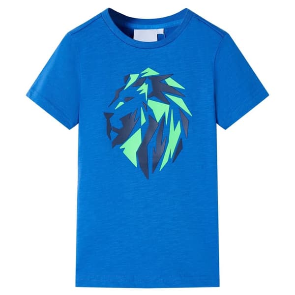 T-shirt för barn blå 116