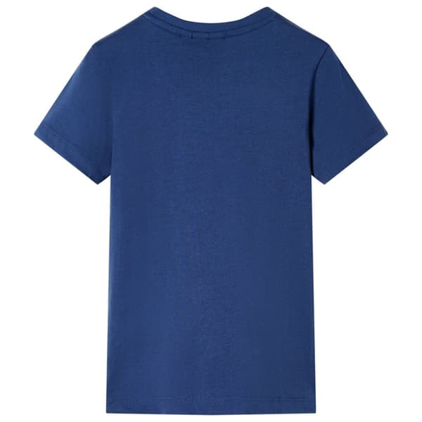 T-shirt för barn mörkblå 140