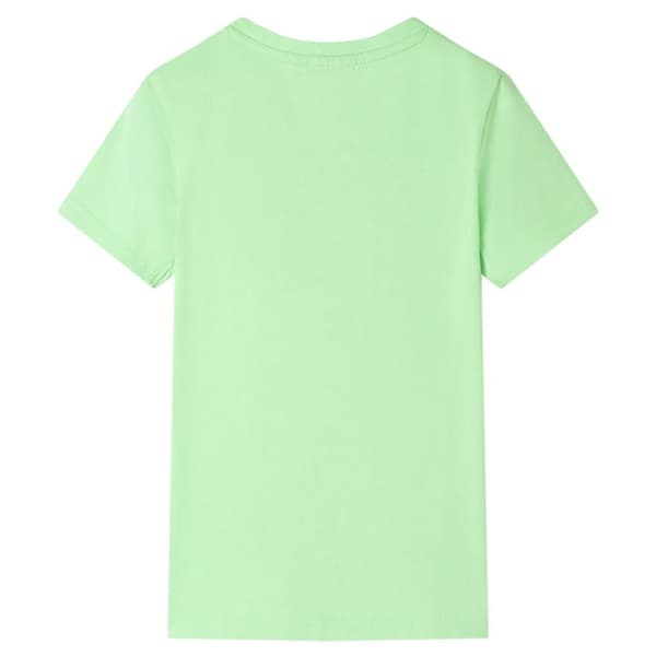 T-shirt för barn neongrön 116