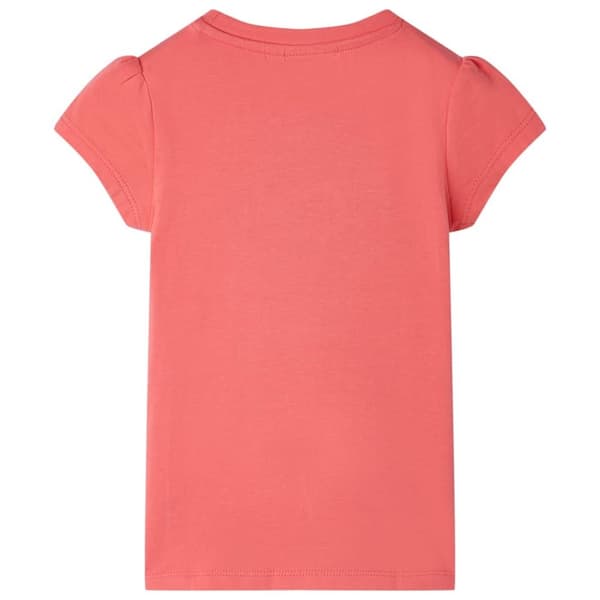 T-shirt för barn korall 116