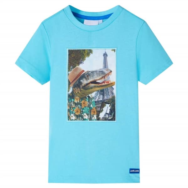 T-shirt för barn aqua 140