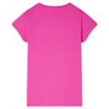 Miniatyrbild 2 av 2: T-shirt för barn mörk rosa 92