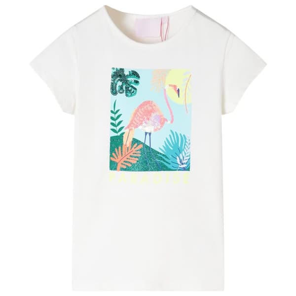 T-shirt för barn ecru 92