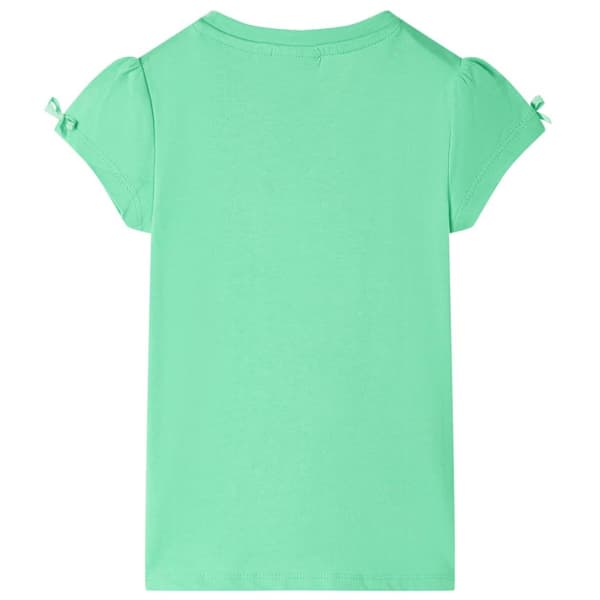 T-shirt för barn ljusgrön 116
