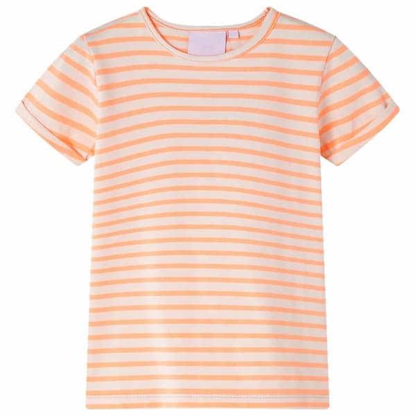 T-shirt för barn neonorange 92