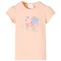 Miniatyrbild 1 av 2: T-shirt för barn ljus orange 104