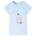 Miniatyrbild 1 av 2: T-shirt för barn ljusblå 128