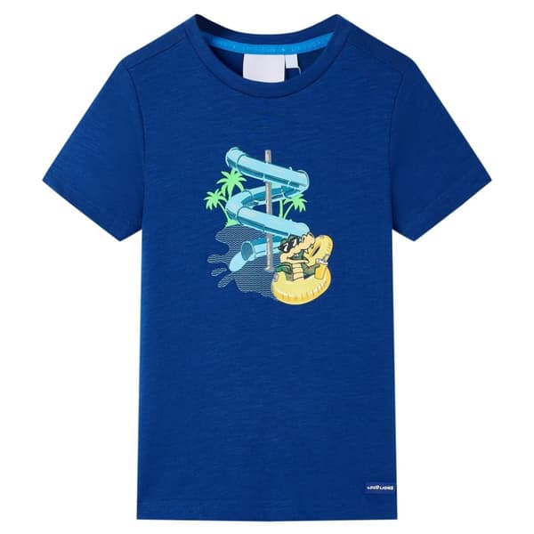 T-shirt för barn mörkgrå 92
