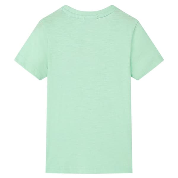 T-shirt för barn ljusgrön 92