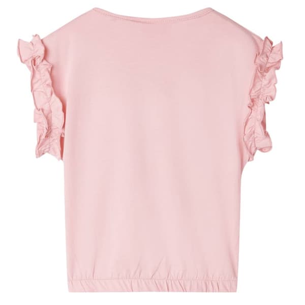 T-shirt för barn ljusrosa 128