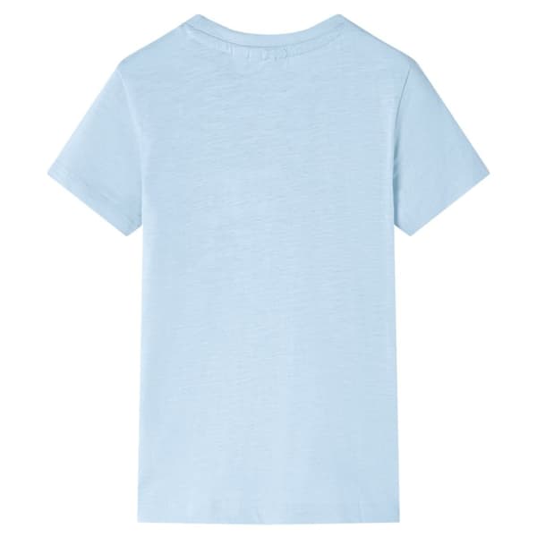 T-shirt för barn ljusblå 116