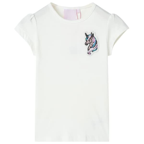 T-shirt för barn ecru 116