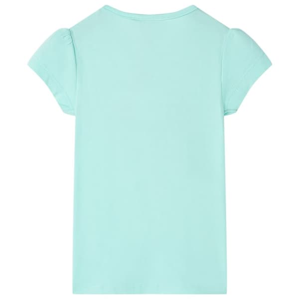 T-shirt för barn aquablå 128