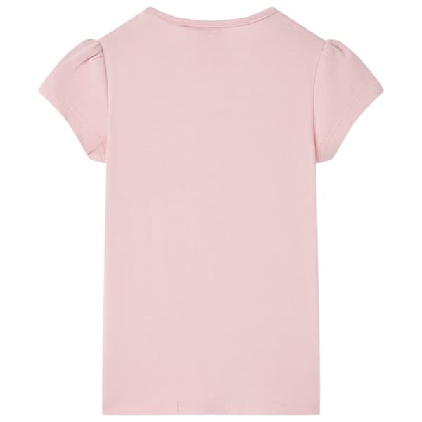 T-shirt för barn ljusrosa 92