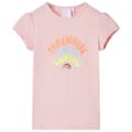Miniatyrbild 1 av 2: T-shirt för barn ljusrosa 92