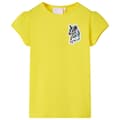 Miniatyrbild 1 av 2: T-shirt för barn stark gul 128