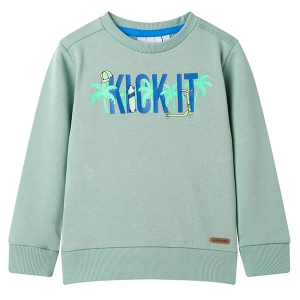Barntröja ljus khaki 116