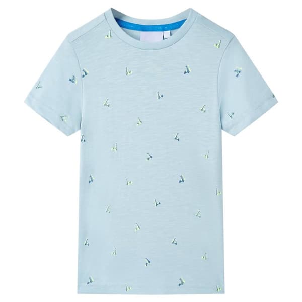 T-shirt för barn ljusblå 140