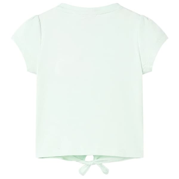 T-shirt för barn ljus mintgrön 116