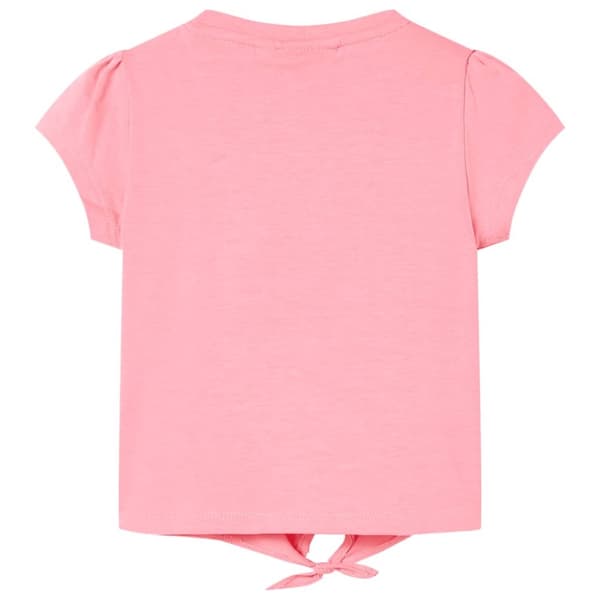 T-shirt för barn puderrosa 128