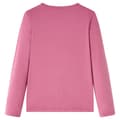 Miniatyrbild 2 av 2: T-shirt med långa ärmar för barn hallonrosa 92
