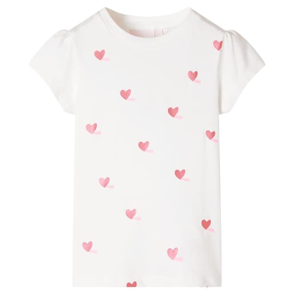 T-shirt för barn ecru 128