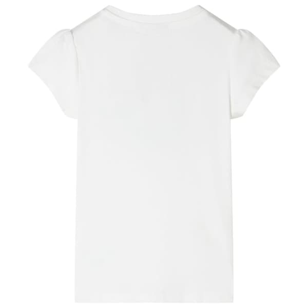 T-shirt för barn ecru 128