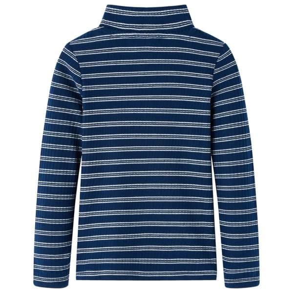 T-shirt med långa ärmar för barn marinblå 92