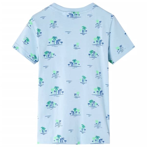 T-shirt för barn ljusblå 116