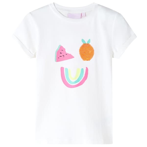 T-shirt för barn ecru 92