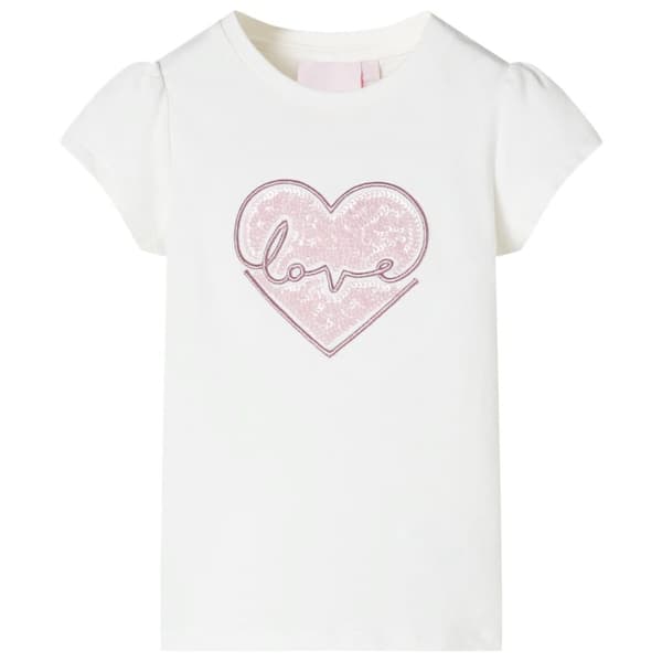T-shirt för barn ecru 92