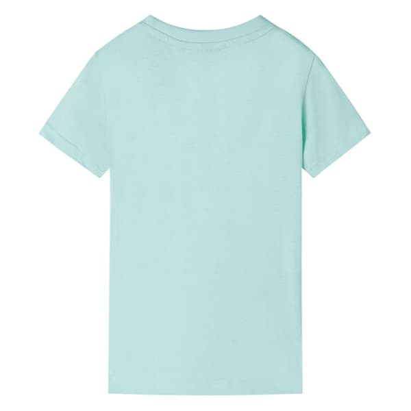 T-shirt för barn ljus mintgrön 116